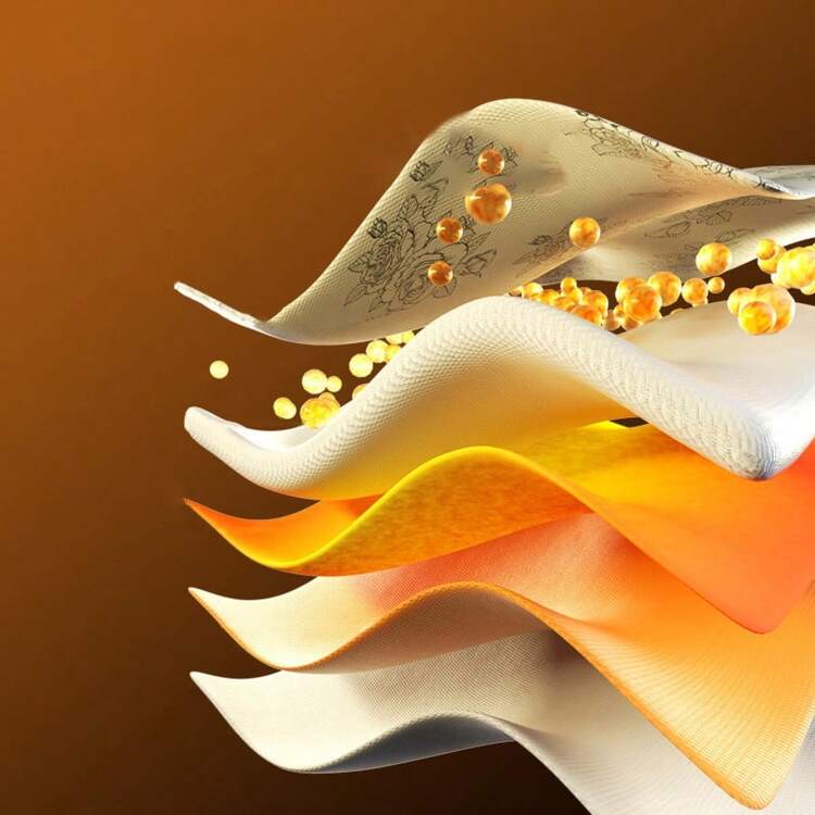 1 件可折叠足浴盆，防水面料 EPE 泡沫 + 复合板材料，足浴盆，可折叠足盆，便携式足浴袋，隔热，适合家庭使用 - 花草圖案 - 查看 4