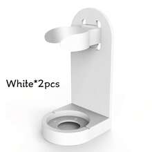 1/2/4pcs Self-Adhesive Premium Wall-Mounted Electric Toothbrush Holder - Space-Saving Bathroom Organizer With Toothbrush Slots - Easy To Install, Rust-Resistant, Hygienic Bathroom Accessory To Keep Your Bathroom Neat And Tidy, Compatible With 90% Of Electric Toothbrushes - White - View 13