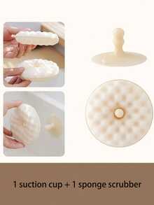 Kitchen Cleaning Cloth, Kitchen Sponge Scrubber + Suction Cup, Double-Sided Scrub Sponge, Scratch-Free Dishwashing, Natural Dish Cleaning, Honeycomb Shaped Sponge Scrubber For Kitchen & Bathroom - Multicolor - View 12