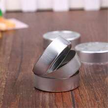 60/120个铝制烛台 - 抛光金属烛杯配圆形托盘，适用于圣诞节、烛台、家居装饰 - 耐用的桌面装饰品，适用于厨房、餐厅、节日庆典 - 彩色 - 查看 6