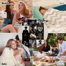 Youngboy Blanket Album Cover For Fans WarmCozy Flannel Blankets Throw Merch For HomeDecor Bed Sofa Living Room For All Season,Gift - 60*80in (150*200cm) - Xem 7