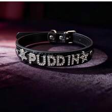 1pc Red & Black Sexy Lingerie Accessory Letter Choker, Gothic Style DIY Choker, Custom Adult Couple Sexy Tool, Party Club Jewelry Gift - Multicolor - View 13