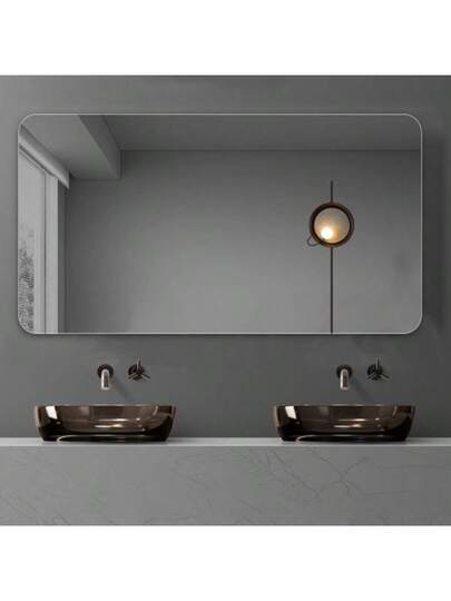 Anti Fog Waterproof Wand Mounted Bathroom Spiegel 70 90 Cm view 2