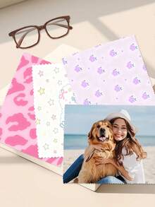 1pc/2pcs/5pcs Custom Super Soft Microfiber Glasses Cleaning Cloth, Gentle Screen Wipe Cloth, Personalized Logo Cleaning Cloth, Promotional Gifts, Conference Gifts, Custom Printed Super Soft Microfiber Glasses Cloth, Soft And Fine Smartphone And Computer Screen Wipe Cloth, Camera Lens Cloth, Business Logo Lens Cloth, Ideal For Cleaning Glasses, Laptop Screens, Tablets And Smartphones.