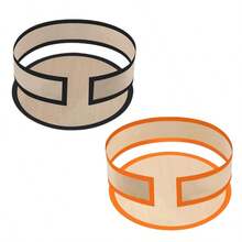 4pcs Reusable Non-Stick Silicone Baking Mat Set - Heat Resistant, For Cookies, Macarons, Bread, Pastries, Prevents Cake Sticking On Edges, Protects Cake Sides And Bottom, Suitable For Cheesecake, Macarons, Pizza Making