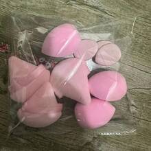 一套化妆海绵蛋，粉扑化妆海绵，干湿两用，超柔软面部化妆工具，旅行必备，可水洗易清洁，适合日常通勤化妆使用，双面粉扑，干湿两用，适合所有肤质，价格实惠，情人节礼物，平价好物，旅行必备，旅行好物，房间装饰，情人节礼物，平价好物，房间，1美元商品，度假必备，女士礼物，卧室，情人节，99美分 - 12件(隨機顏色套裝) - 查看 5