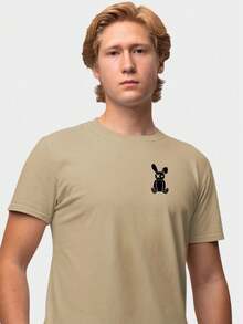 Men T-Shirts - 米色 - 查看 2