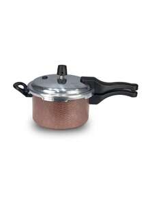 2.5 Liter Pressure Cooker External Closure Non-Stick Non-Stick Resistant Enhance Your Christmas - Marrón Chocolate - Ver 2