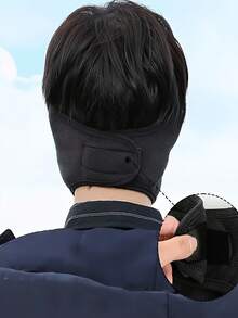 冬季护耳保暖神器，男士防风口罩，冬季防冻耳罩，冬季防风加厚面耳保暖罩 - 透气骑行口罩，黑色 - 彩色 - 查看 4