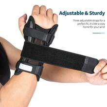 Wrist Support Brace, Adjustable Compression Wrist Guard To Relieve Carpal Tunnel Syndrome, Suitable For Left And Right Hands - Black - View 7