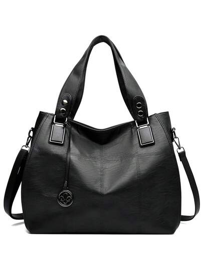 2025 New Fashion Middle Aged Women's Mom Bag Large Capacity Handheld Shoulder Bag Versatile Style Soft Leather Diagonal Straddle