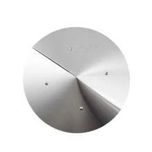 Tapa de chimenea redonda de acero inoxidable con parte superior cónica y malla, para escape de chimenea y protección contra la lluvia en el techo, para tubo de estufa exterior, fácil instalación. - Plateado - Ver 4