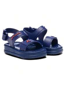 Children's Sandal Boys Girls Baby Soft Lightweight Comfortable Fashion Children's School Casual - 藍色 - 查看 1