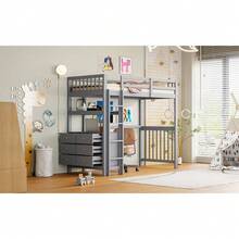 Kids Bed Frames, Headboards & Footboards - Grey - View 6