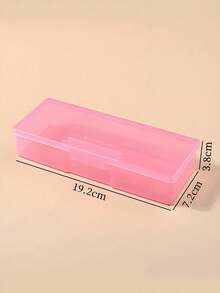 Desktop Organizer Boxes, Jewellery Box, Dust-Proof Travel Storage Boxes, Flip-Top Design For Easy Access And Organization, Makeup Brushes Storage Box, Toothbrush Organizer Box, Nail Tool Organizer - Multicolor - View 7