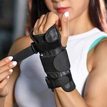 Wrist Support Brace, Adjustable Compression Wrist Guard To Relieve Carpal Tunnel Syndrome, Suitable For Left And Right Hands - Black - View 11