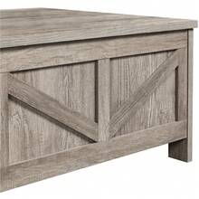 Butterslay 1pc Farmhouse Lift-Top Coffee Table With Flip Top, Storage Table With Hidden Compartments, Center Table For Small Space, Guest Room, Living Room, Apartment - Xám - Xem 9