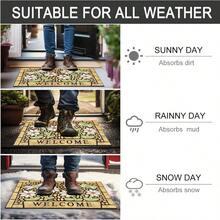 Door Mat Welcome Mat Front Door Mat Outdoor For Home Entrance Outdoor Mat For Outside Entry Way Doormat Entry Rugs Heavy Duty Non Slip Rubber Back Low Profile 17 X 30 Inch Dragonfly