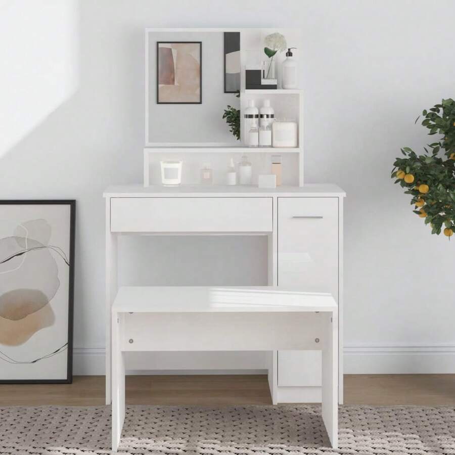 Vanities & Vanity Benches - White - View 1