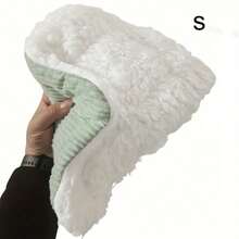 Juego de 1 pieza (3 colores + 2 tamaños disponibles) Cama para conejos y cobayas, Esterilla suave para conejos, Esterilla cálida para cobayas, Colchón de invierno para pequeños animales, Esterilla de dormir de lana. Adecuado para conejos, hámsteres, ardillas, erizos, chinchillas y hurones de interior. - Multicolor - Ver 8