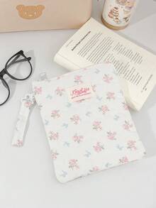 1pc Colorsoft Floral Pattern Portable 6/6.8/7 Inch E-Reader Protective Sleeve, Shock-Proof Carrying Case Pouch For Kindle Paperwhite 2024 1/2/3/4/5/6, E-Reader Storage Bag, Essential For Students And Office Workers, Student Gift, School Use, Holiday Travel, Birthday Gift, Christmas Gift