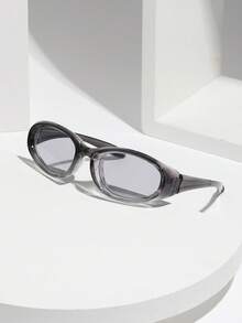 Oval Sporty Futuristic Y2K Style Fashion Glasses, Fashion Versatile Casual PC (Polycarbonate) Fashion Glasses, All Season