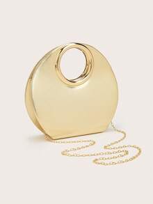 Túi xách nữ thanh lịch, túi cầm tay dây xích tối giản, túi dự tiệc/dạ hội sang trọng nhẹ nhàng, món quà sinh nhật hoàn hảo cho bạn gái, phù hợp cho tiệc tùng, đám cưới, dạ hội, tiệc gala - có thể phối cùng váy dự tiệc, váy dạ hội và váy đính sequin. - Xem 5