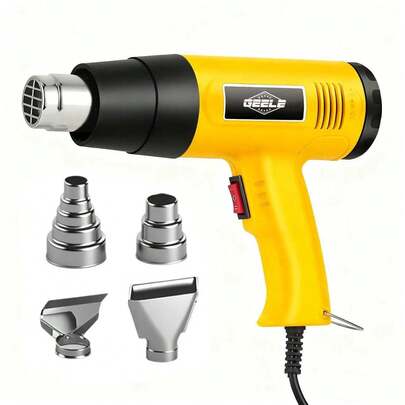 Soprador Térmico 2200w 220V Ar Quente 2 Velocidades  temperatura até 520 °C GEELE