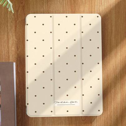 Kingsung 极简波点图案平板电脑保护套，兼容 iPad 9.7/10.2/10.5/10.9/12.9/Pro 11（第十代）、Galaxy Tab S6 Lite 10.4 英寸、Kindle Paperwhite（第十二代，2024 年发布）、Kindle（第十一代，2022 年发布）、Kobo Clara Colour，柔软防震，带智能支架/自动唤醒/睡眠功能