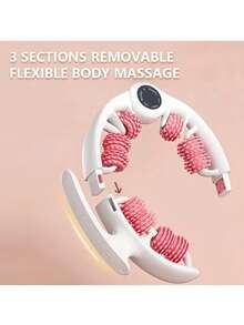 1 pièce Masseur circulaire pour les jambes - Massage enveloppant à 360° détachable avec 980 dents décalées et rouleaux élastiques 3D souples - Outil de tonification corporelle pour le yoga, le fitness et les soins anti-cellulite - Accessoire de spa portable, récupération post-entraînement, kit de détente pour les voyages, indispensable pour le bien-être à la maison, accessoire de sac de sport