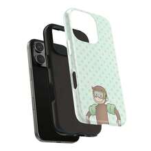 Curious Gergeo Monkey Refined Phone Accessory - Creative Handpainted Design, Compatible With IPhone 11/12/13/14/15/16/17Pro, Shockproof Waterproof Anti-Fall Scratch Resistant, Elegant High-End Plating, Durable Gift For Girlfriend - 黑色 - 查看 4