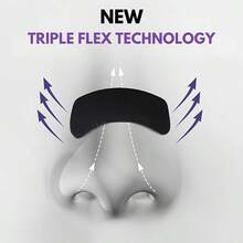 30片装黑色胶带通气鼻贴 - 优质鼻贴，超长效，低过敏性，无药物，易于粘贴和取下