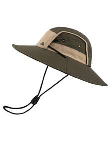 1pc Unisex Bucket Hat | Wide Brim Sun Protection Hat, Contrast Stitching, Suitable For Fishing, Beach And Other Outdoor Activities | Breathable Outdoor Camping Hat, Suitable For Men And Women - Multicolor - View 6