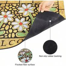 Door Mat Welcome Mat Front Door Mat Outdoor For Home Entrance Outdoor Mat For Outside Entry Way Doormat Entry Rugs Heavy Duty Non Slip Rubber Back Low Profile 17 X 30 Inch Dragonfly
