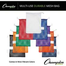 Sports Bolsa de Equipo en Malla - Blanco - Ver 5