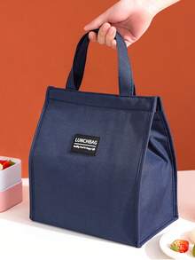 1/3 Peças Bolsa Térmica para Almoço Azul Marinho, Adequada para Adultos, Bolsa Térmica Reutilizável e Fofa para Almoço - Bolsa Térmica Isotérmica à Prova de Vazamentos, Grande Capacidade, Ideal para Trabalho/Viagem/Recipiente de Almoço Frio para Escritório, Bolsa Térmica para Almoço, Bolsa Térmica Isolada, Bolsa Térmica Refrigerada, Lancheira para Mulheres, Homens, Essenciais de Viagem - Multicolorido - Visão 7