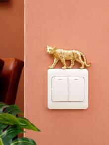 1 miếng dán công tắc in họa tiết da báo, decal dán tường, nhãn dán vinyl, trang trí nhà cửa, trang trí mùa xuân, làm mới không gian sống, nhãn dán trang trí Rama. - Nhiều màu - Xem 16