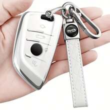 Funda protectora para llave de coche, estuche de protección de TPU suave, compatible con Series 2/3/5/6/7, X1 X2 X3 X5 X6 F15 F16 G20 G30, que ofrece protección completa