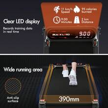 BLACK LORD Treadmill, Electric Exercise Machine, 2.2 HP, 3.2 HP, Fitness Equipment, Walking Jogging Trainer For Home Gym, Office, Commercial Series - EU C Type Plug(220-240V) - View 5