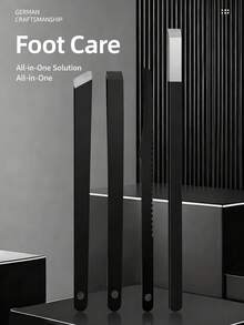 Bộ dụng cụ làm móng tay và móng chân chuyên nghiệp 12/26 món, bộ kìm cắt móng, dụng cụ chăm sóc móng bằng thép không gỉ kèm hộp đựng du lịch, màu đen. - màu đen - Xem 6