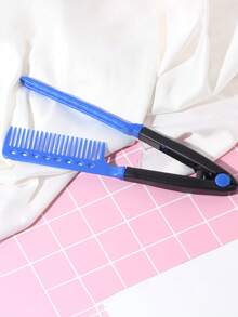 3 piezas/1 pieza Cepillo volumizador de raíces, Peine para peinado unisex, Cepillo de cabello de doble uso para rizar y alisar flequillos en forma de V, Herramienta portátil para peinado en el hogar