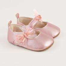 婴儿鞋秋季款室内鞋适合3-6-9个月儿童，女童婴儿学步鞋，女童婴儿学步鞋 - 粉色 - 查看 9