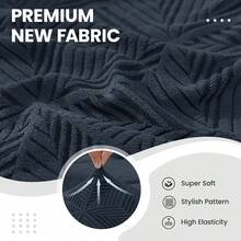 YSTYLE Chair Covers With Backrest 2/4/6 Pieces, Stretch Chair Covers, Living Room Kitchen Chair Covers, Universal Cat Scratch-Resistant Chair Cover, Modern Stain-Resistant Chair Cover - Dark Grey - View 5