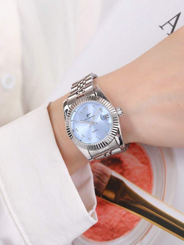 RICECGO 1pc RICECGO Women's Classic Quartz Watch, Suitable For Daily Wear, Business Meetings, And Gift Giving