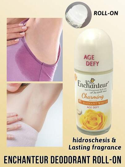  Enchanteur Alluring Parfymerad Deodorant Roll-On, Antiperspirant, Antibakteriell, Luktkontroll, Elegant doft, Fräschör, Uppfriskande, Långvarig, Snabb absorption, Bärbar, Lätt att applicera, Lugnande, För alla hudtyper, Lämplig för dagliga utflykter