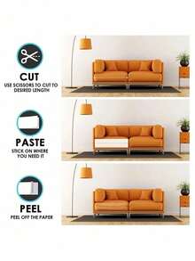 1 Roll Self-Adhesive Transparent PVC Cat Scratch Protector Film, Clear Sofa Protective Cover, Prevents Cat Claw Scratches, Single-Sided Self-Adhesive Anti-Pet Sofa Cover, Furniture Scratch Protection Tape, Suitable For Sofa Armrests, Doors, Walls, Prevents Pet Damage, Essential Home Decor Furniture Care Solution For Pet Owners - Multicolor - View 7