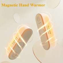 SULVGO 二合一磁吸式充电暖手宝，便携式电暖手宝，符合人体工学的紧凑型口袋暖手宝，持久保暖，科技礼品 - 彩色 - 查看 7
