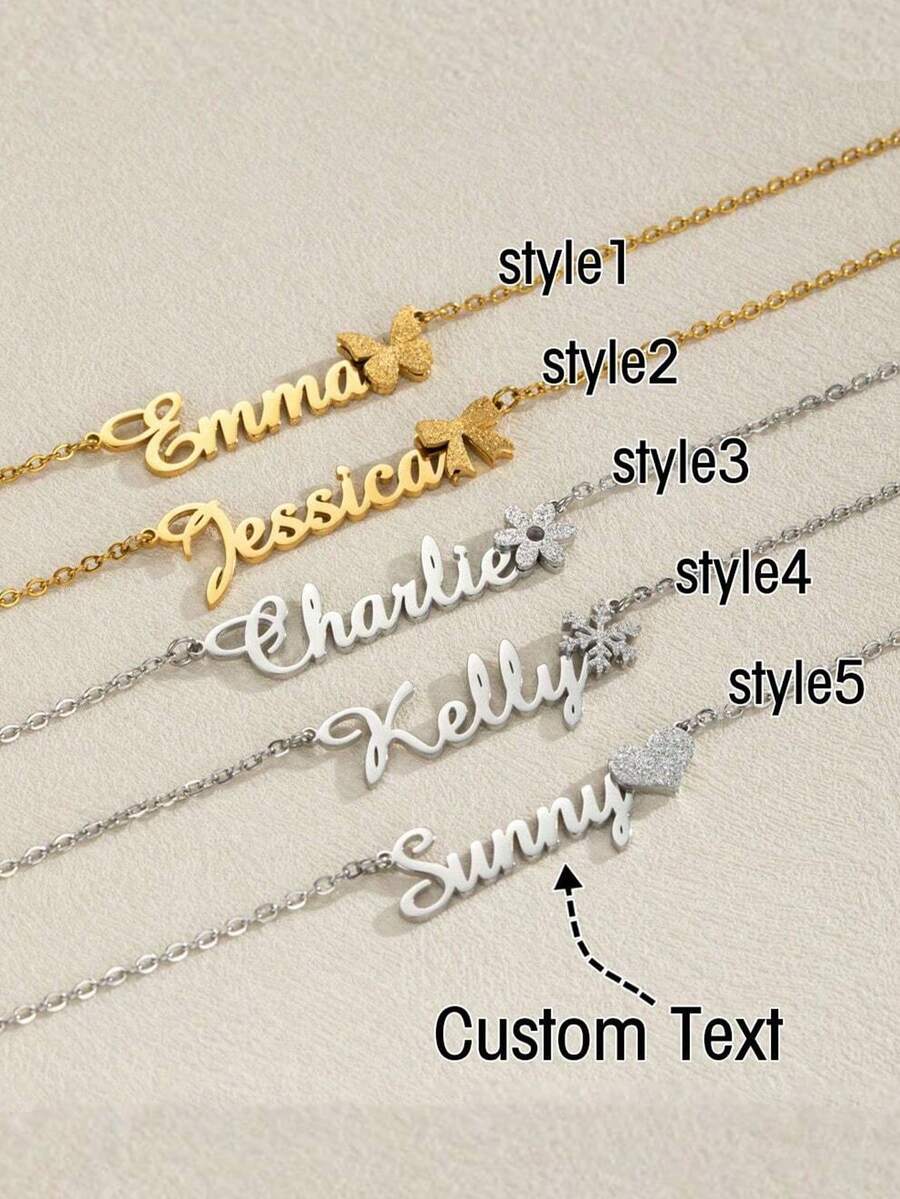 Collana personalizzata in acciaio inossidabile con nome, collana con lettere inglesi personalizzabili, disponibile con vari elementi, collana di coppia in acciaio inossidabile con cuore e nome personalizzato, collana con pendente a forma di cuore alla moda, regalo ideale per coppie, amici, famiglia, festa della mamma, oro, argento, moda, autunno, minimalista, casual, moneta vintage personalizzata, personalizzato, unico, regalo ideale per lei, ragazza