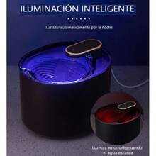 Dispensador de agua para mascotas. - Negro - Ver 5