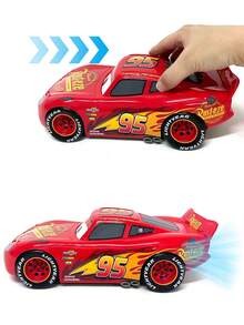 Disney Toys, Disney Pixar Cars, Large Friction Powered Cars. Interesting Plastic Baby Friction Powered Car Toy Gifts. Birthday Gifts And Children's Birthday Gifts. - Multicolor - View 4